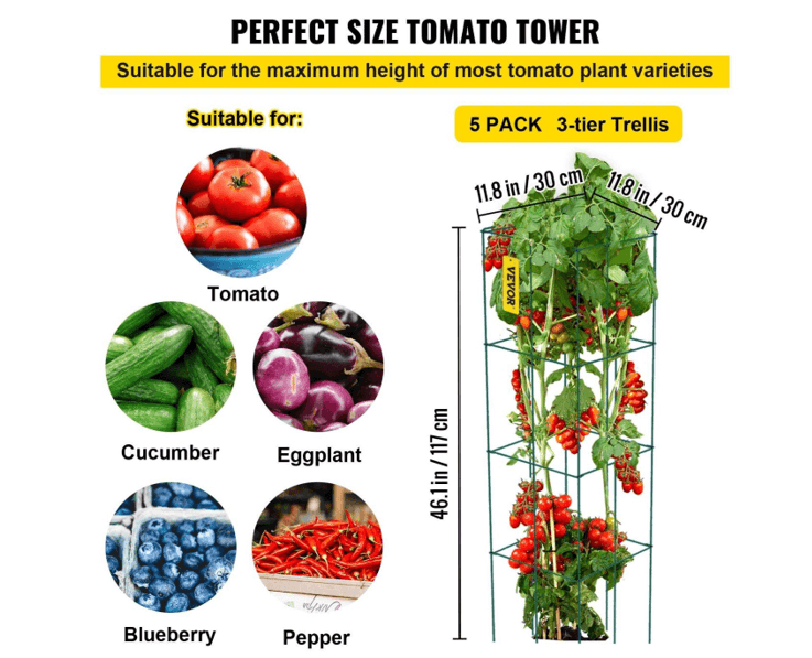 Square tomato cages reviews guide